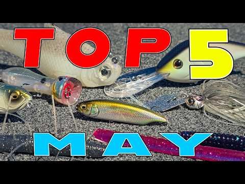Top 5 Baits For May Bass fishing!