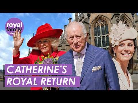 Catherine and William Joins King Charles for Windsor Easter Service