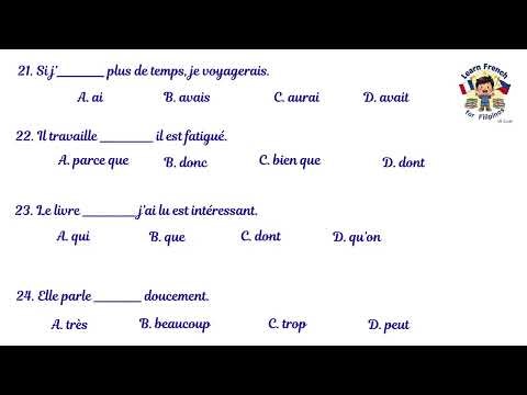 French Grammar QCM Assessment