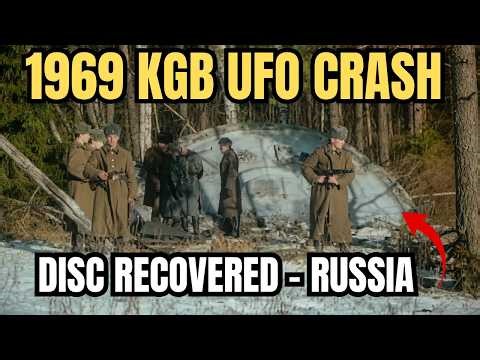 Rare 1969 KGB UFO Crash Footage Disc Embedded in Ground, Berezovsky Russia Secret KGB Files