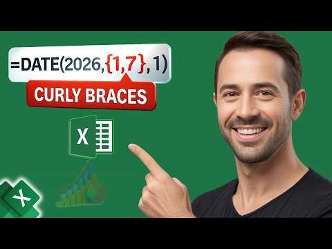 STOP Ignoring Curly Braces in Excel (They’re Powerful!)
