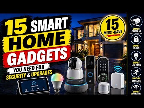 15 Smart Home Gadgets You Need for Security & Upgrades