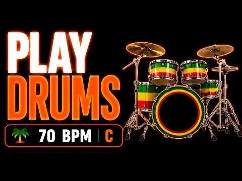 Drumless Reggae Backing Track – 70 BPM C Major – Plumber Riddim
