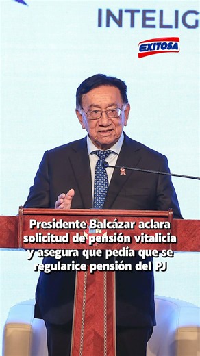🔴🔵 José Balcázar aseguró que no solicitó pensión vitalicia y fue un "error"