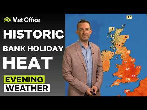 24/05/2026 - A warm night for many - Evening Weather Forecast UK – Met Office Weather