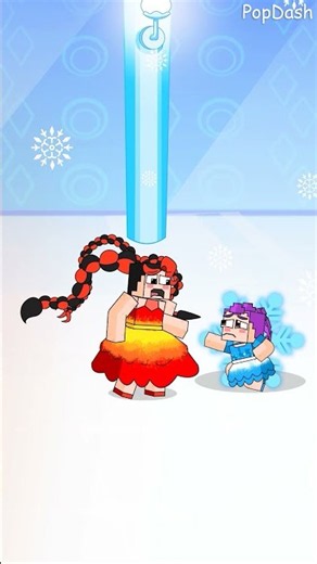 Ice Rumi Hated Her Ice Powers… Until They Became The Only Way To Save Her Family! #minecraft