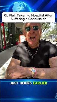 Ric Flair Taken to Hospital After Suffering from a Terrifying fall in Florida.