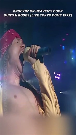 🔫 Guns N' Roses 🌹 - KNOCKIN' ON HEAVEN'S DOOR (Tokyo Dome) #shorts #gunsnroses #slash #axlrose