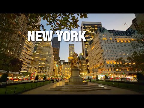 New York City 4K LIVE Manhattan on Monday Evening (October 26, 2026)