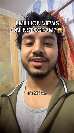 MK on Instagram: "WE JUST HIT 1 MILLION VIEWS ON INSTAGRAM‼️… thank you everybody who’s been here for me from the beginning. I grinded for this and it’s finally paying off. I showed love to everybody, but most of yall ain’t even answer me😹 i ain’t trippin bout it tho. Thank you all who joined the family nd I promise imma continue to deliver🤞🏽 #upcomingartist #viral #reels #1million #explore"