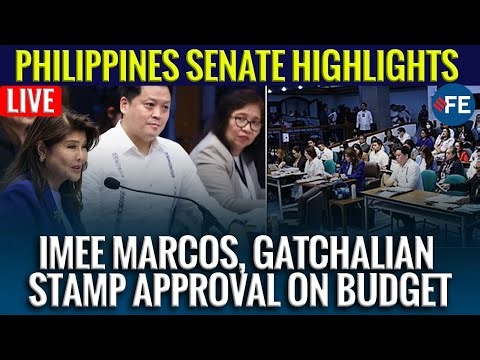 Philippines Budget LIVE: Imee Marcos, Gatchalian seal power deal as FY 2026 national budget