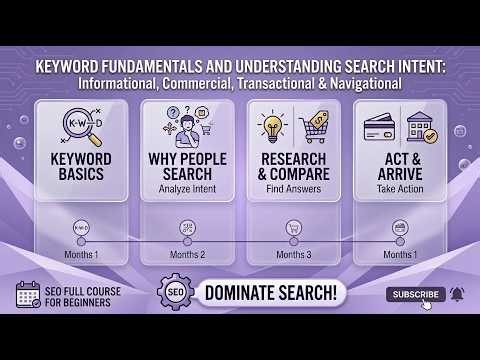 Lec 07 Keyword Fundamentals & Understanding Search Intent I SEOoptimization I Rank:1 in Google