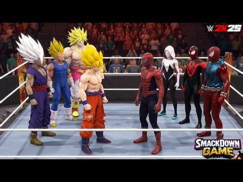 Saiyans vs Spider-Verse – Ultimate Multiverse Battle | Who Will Survive?