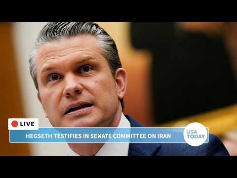 Senate hearing live: Pete Hegseth to testify at Armed Services Committee hearing on Iran war