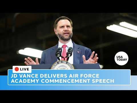 Live: JD Vance gives commencement speech at Air Force Academy graduation 2026
