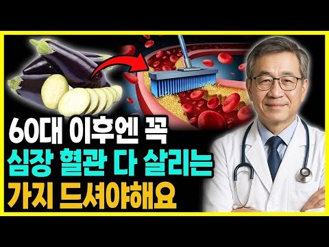 60대 이후 심혈관 걱정이라면 가지 '이렇게' 드셔야 합니다.