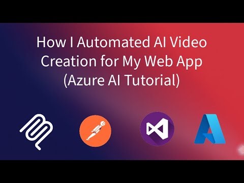 Automate AI Avatar Videos with Azure Speech Service & .NET