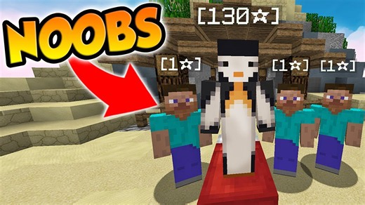 Minecraft Bed Wars player carries entire team of beginners