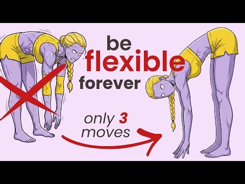 Become FLEXIBLE FOREVER with only 3 Calisthenics exercises for women, at home no equipment!