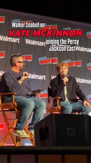 Walker Scobell on Kate McKinnon joining the Percy Jackson cast