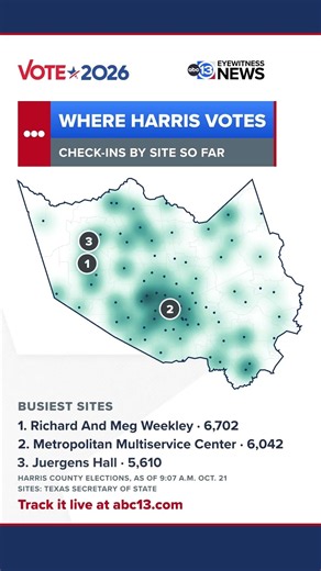 Vote 2026 - Early Voting Tracker