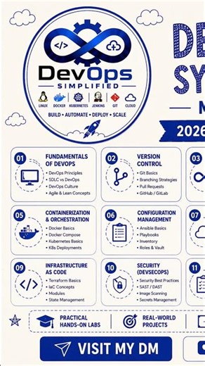 DevOps 2026 Syllabus 🚀 | Complete Roadmap for Beginners & Freshers