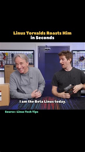 Linus Torvalds Roasts Him In Seconds #shorts #linux #coding #knowledge