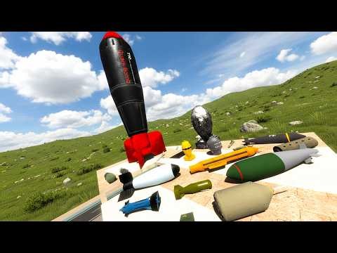 Throwing Every Dangerous Nuclear Bomb in GMod
