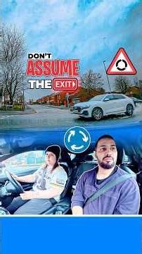 Mini Roundabout | Don't assume the exit!