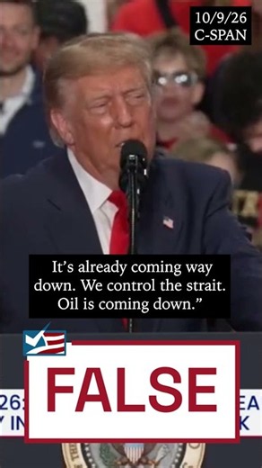 FactChecking Economic Claims from Trump’s Midterm Rallies: Oil Prices