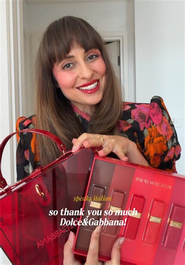 @Dolce&Gabbana #DGbeauty #DGmakeup trying on new glow blush stick and rose dew lip bite :) grazie mille Dolce&Gabbana