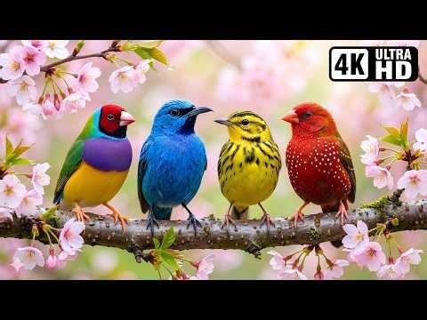 AMAZING SPRING BIRDS IN 4K 🌷🌿 Earth’s Most Beautiful Birds Enjoying Spring 🌿 Relaxing Bird Sounds 🕊️