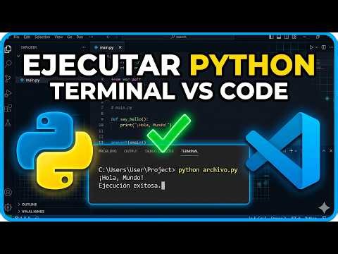 Cómo ejecutar Python en la terminal VS Code