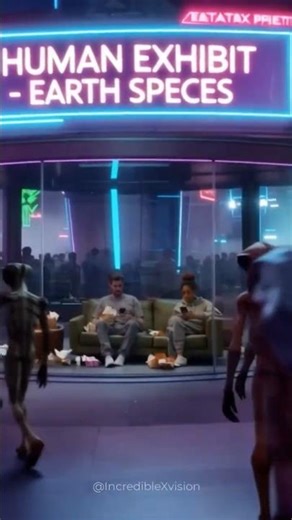 What If Humans Were Zoo Animals For Aliens? #shorts #viralvideo #alien #scifi #zoo #epic