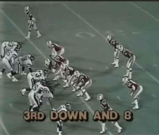 9/11/1986Joe Klecko sacks Tony Eason and forces a fumble that Lance Mehl recovers at the New England 10 early in the Jets Thursday Night game vs the Patriots at the Meadowlands. Al Michaels & Frank Gifford on the call for ABC.#JetUp #Jetshistory