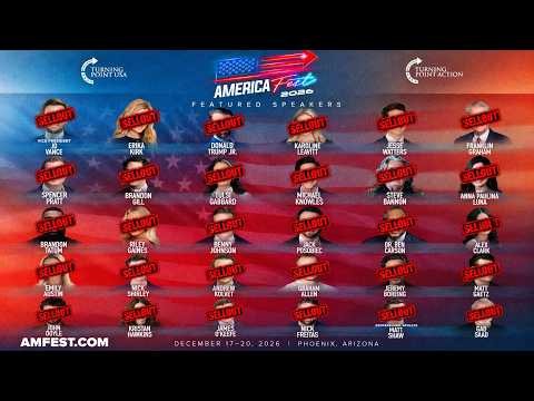 Charlie Kirk's Already Been Forgotten: Behold the TPUSA AMFEST SELLOUT Parade Questioning Nothing