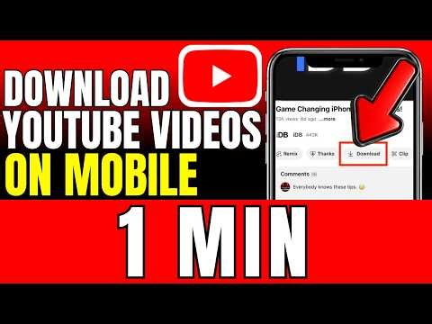 How To Download YouTube Videos On Mobile (2026)