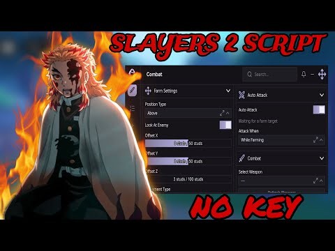 Slayers 2 Script - NO KEY | Auto Farm, Max Level, Auto Parry, Auto Dungeon, God Mode & More! 🔥