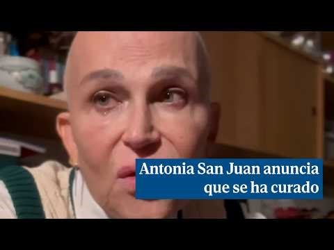 La actriz Antonia San Juan anuncia que se ha curado del cáncer