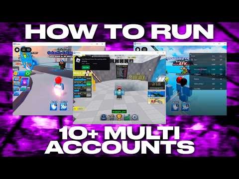 How to Run Multiple Roblox Accounts at once | Roblox Account Manager | Multi Roblox Instance Guide