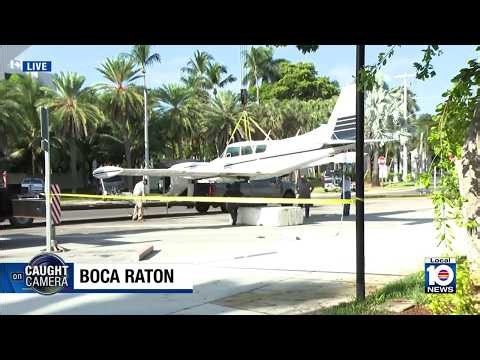 Witnesses describe plane crash into shallow sea off Boca Raton