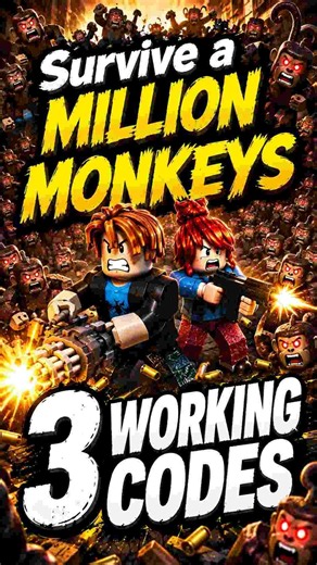 Survive a Million Monkeys Codes | 3 Working Codes (October 2026) [ROBLOX!]
