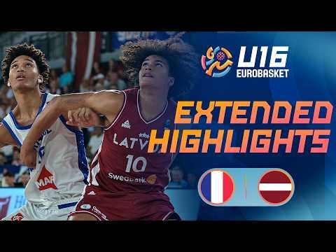 FINAL: France 🇫🇷 vs Latvia 🇱🇻 | Extended Highlights | FIBA U16 EuroBasket 2026