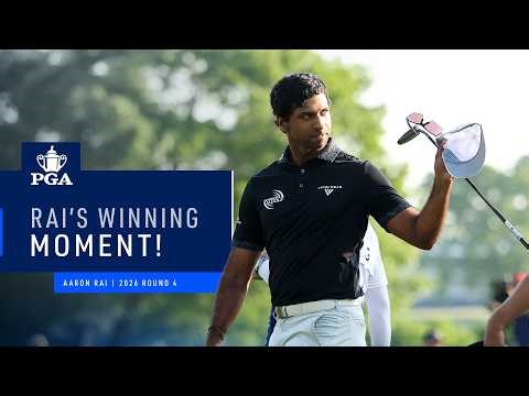 Aaron Rai's Winning Moment on 18th Hole! | 2026 PGA Championship