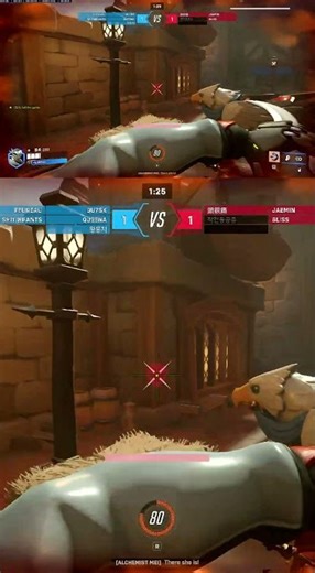 Accidental Discovery! Genji Punches The Air And Finds Kiriko 🗡️ #Genji #Kiriko #Lucky