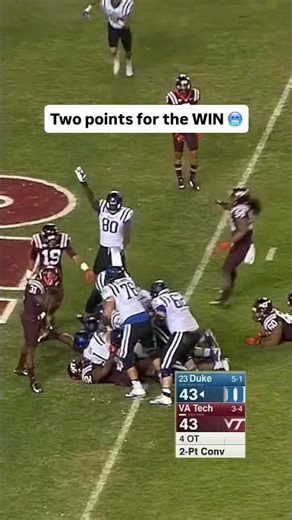 The whole team was hyped 👏 #duke #dukefootball #collegefootball #accfootball #football #sports