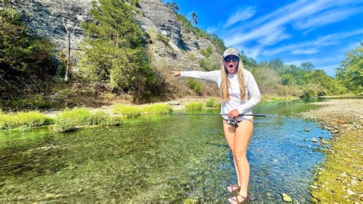 Watch how we discovered a secret fishing spot in the Ozarks