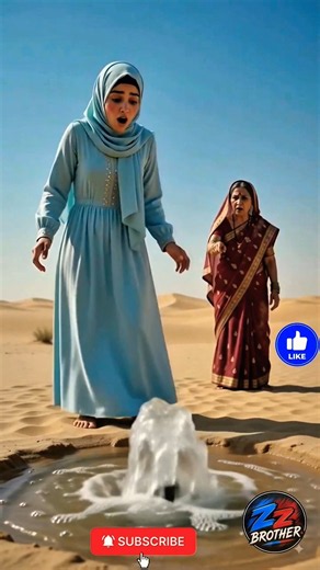 She Trusted Allah💧🏜️ | Greed vs Sabr | Islamic Moral Story #shorts