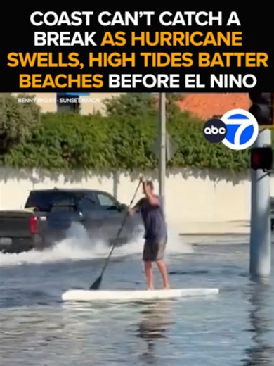 SoCal beach communities have seen their streets under water, on and off for weeks. First, the swells of several hurricanes flooded homes and roads. Now, record high tides are swamping streets again, and residents fear they haven't seen the worst of it as the full effects of the Super El Niño have yet to be felt. Eyewitness News is live with the new high tide damage as residents brace for a very wet winter. Tonight at 11 from ABC7.