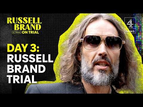 Brand was 'ruthless sexual predator' court hears | Trial Day 3